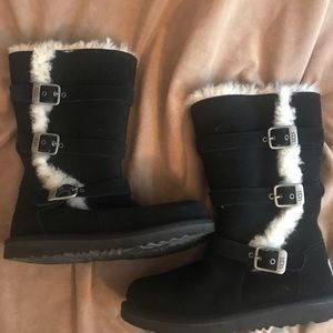 UGGs -Maddie Black Boots